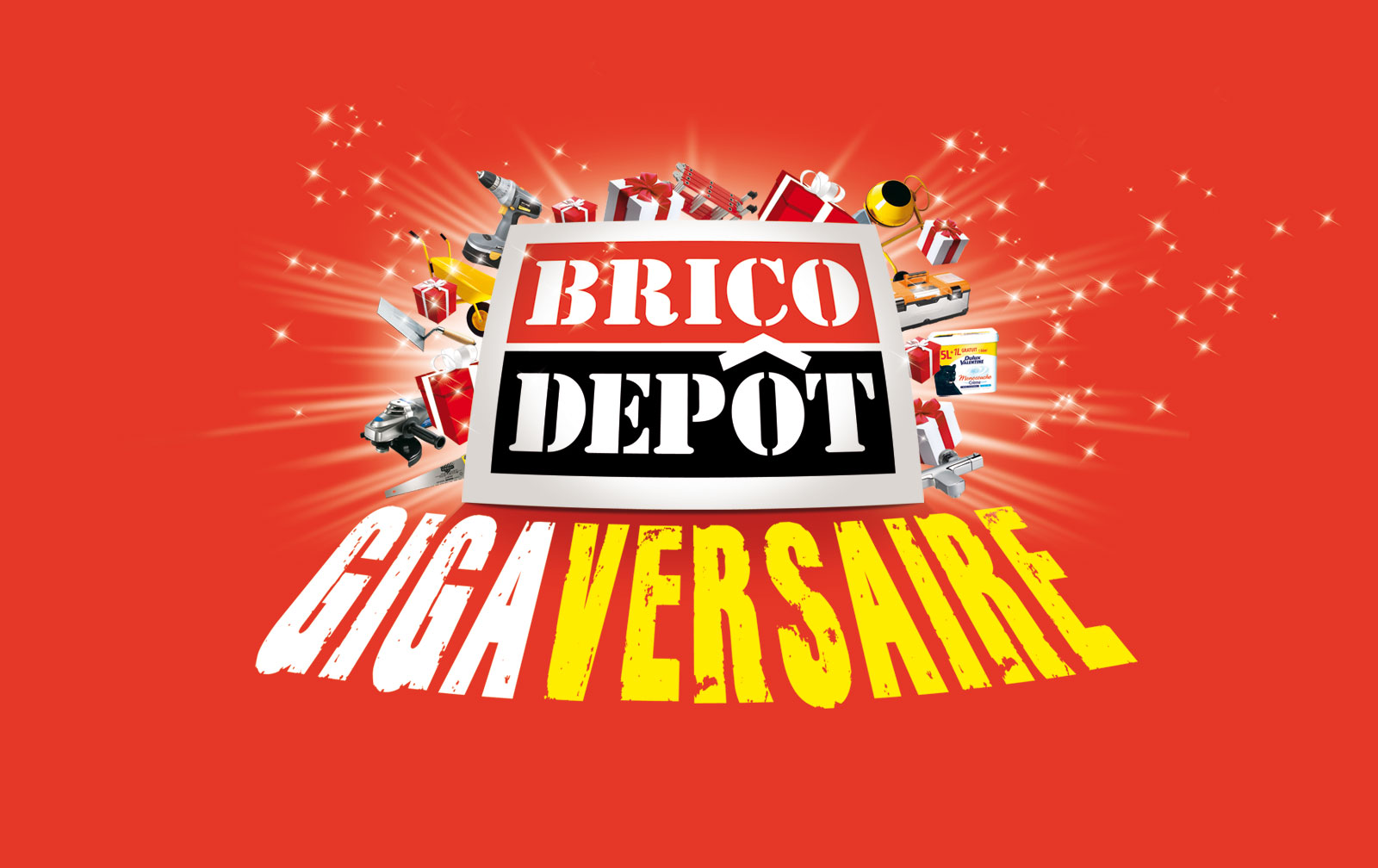 Visuel couverture catalogue promotionnel pour Brico Dépot